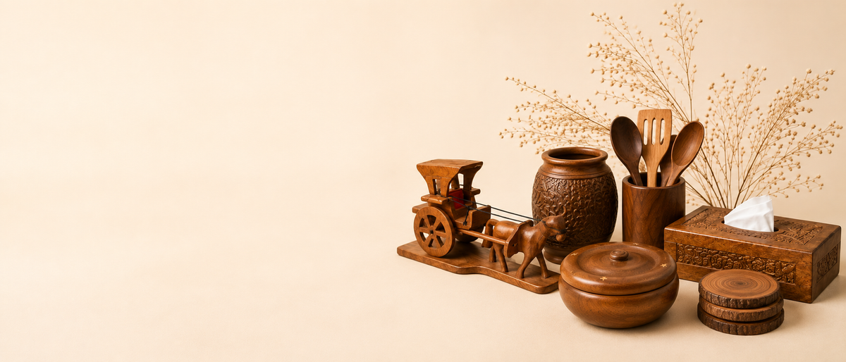 HANDCRAFTED WOODEN CRAFTS