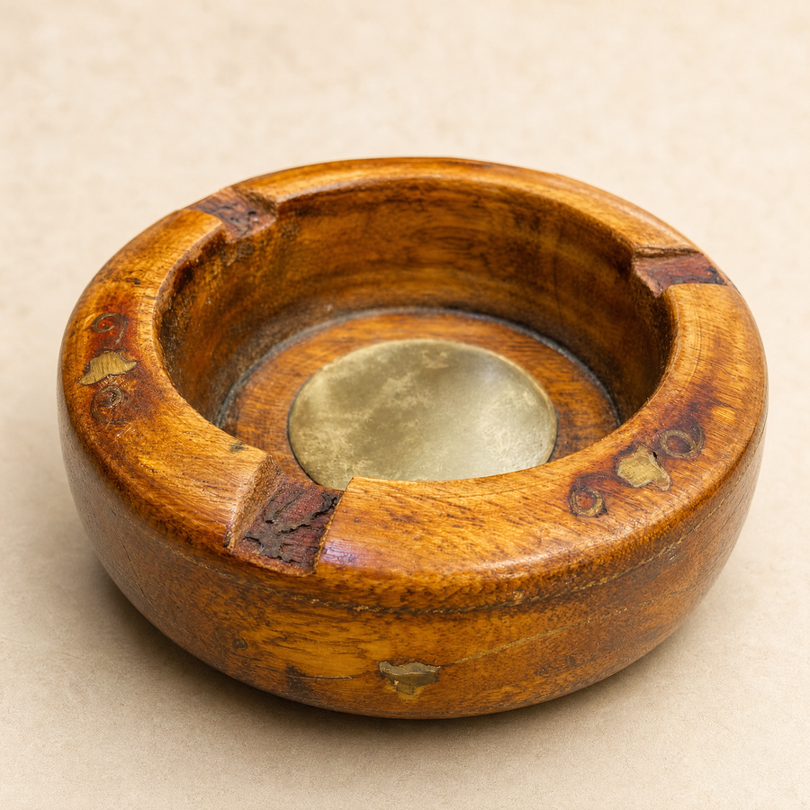Handcrafted Wooden Ashtray