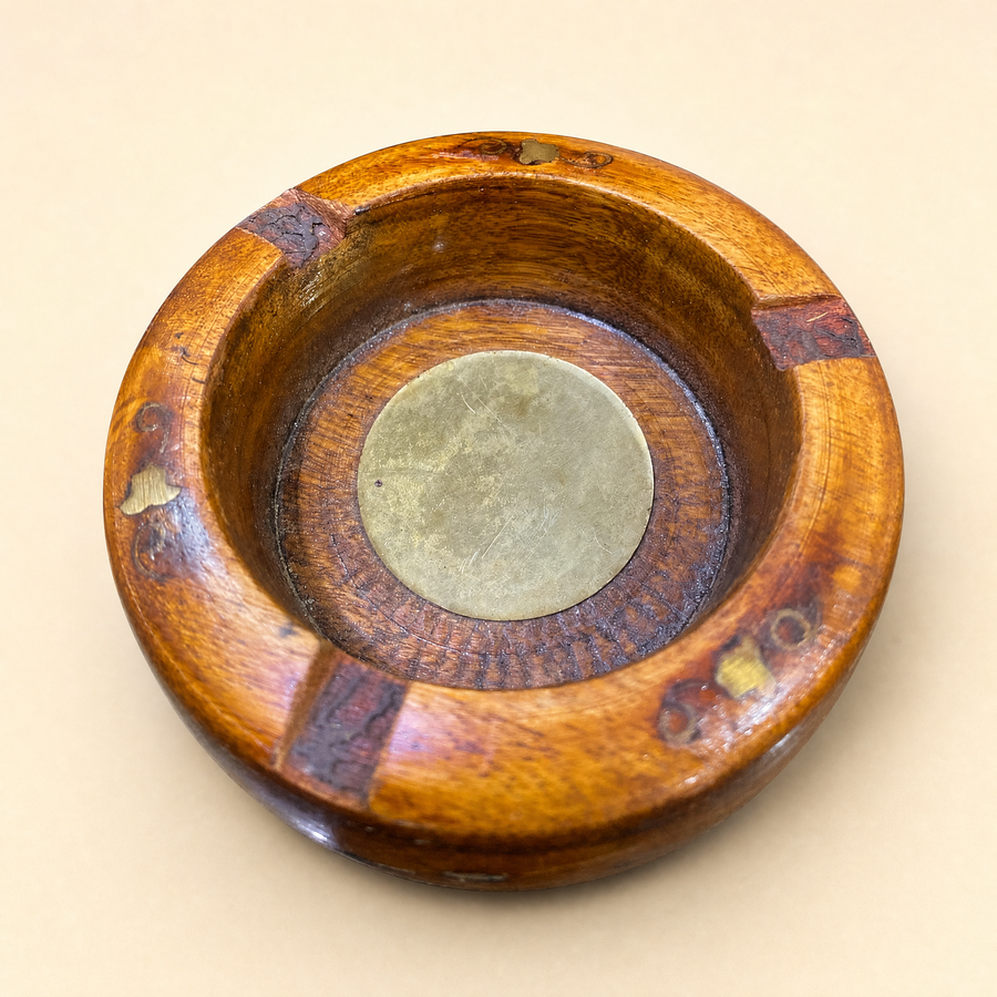 Handcrafted Wooden Ashtray