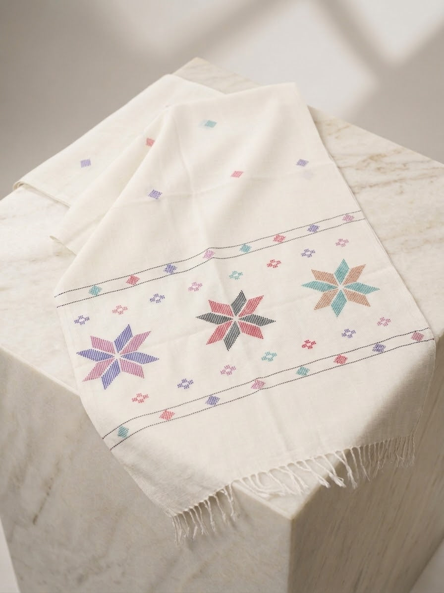 Handmade  Islampuri Swati Khaddi Shawl
