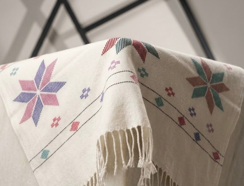 Handmade  Islampuri Swati Khaddi Shawl